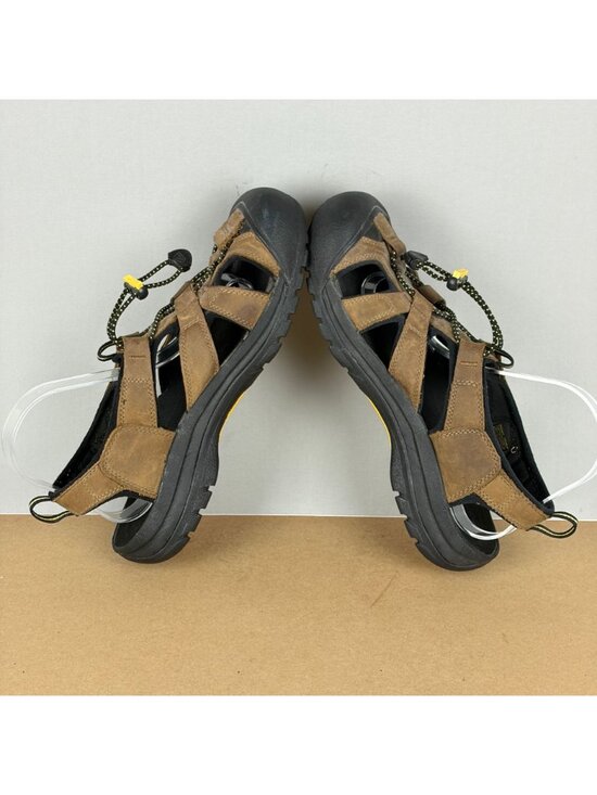 Keen Sarasota Leather Hiking Sandals Mens 9 Brown Bungee Lace Closed Toe main image 6